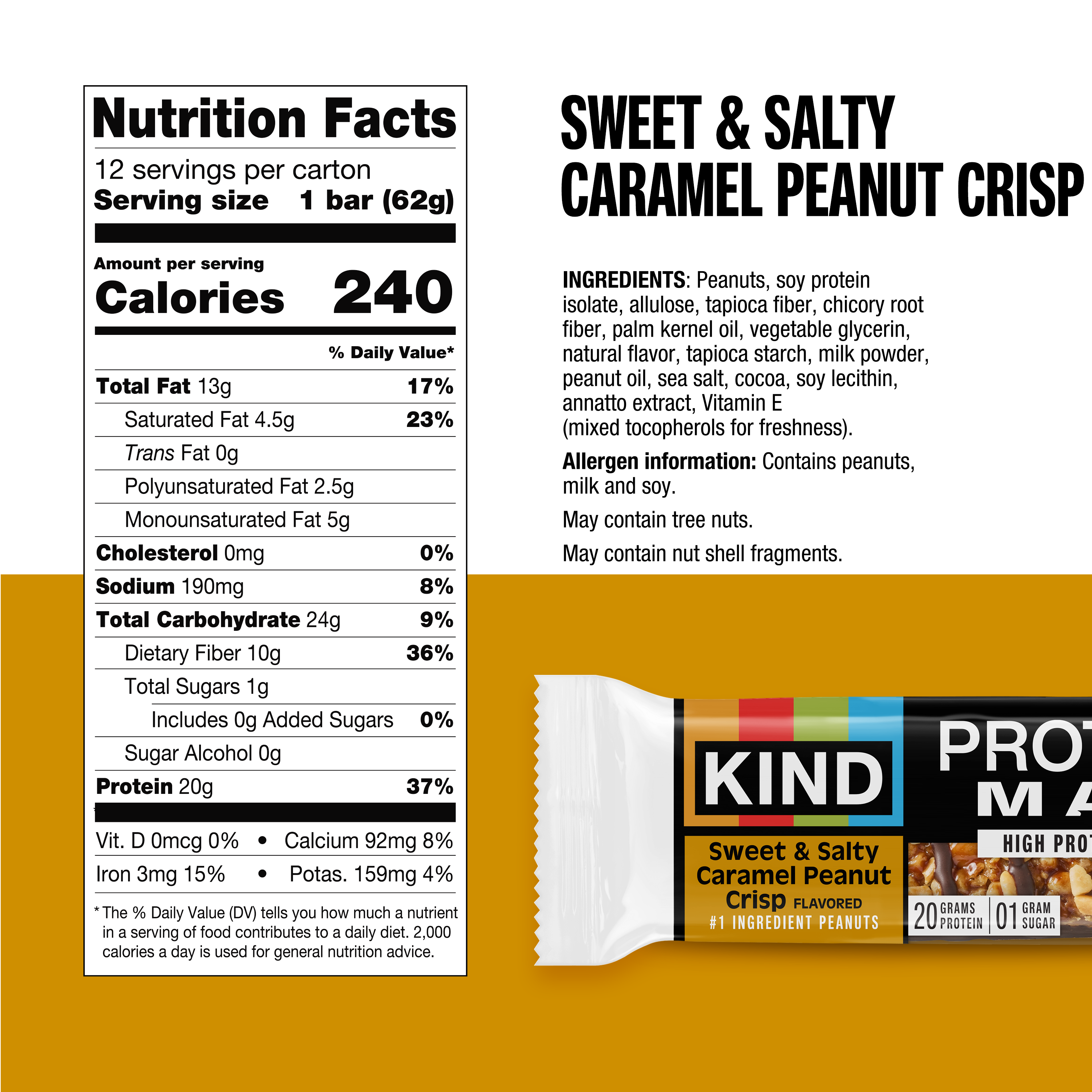 Sweet & Salty Caramel Peanut Crisp