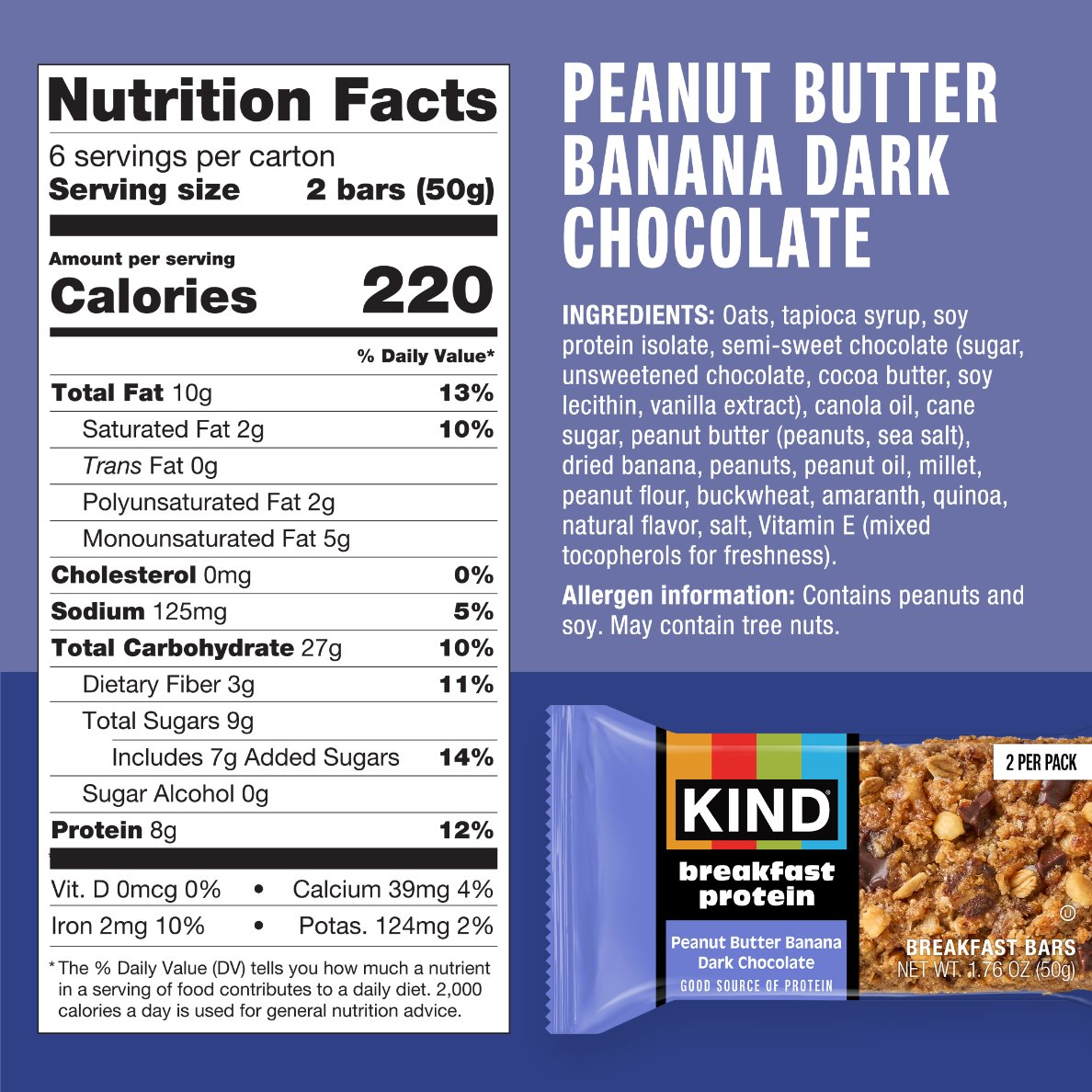 Peanut Butter Banana Dark Chocolate