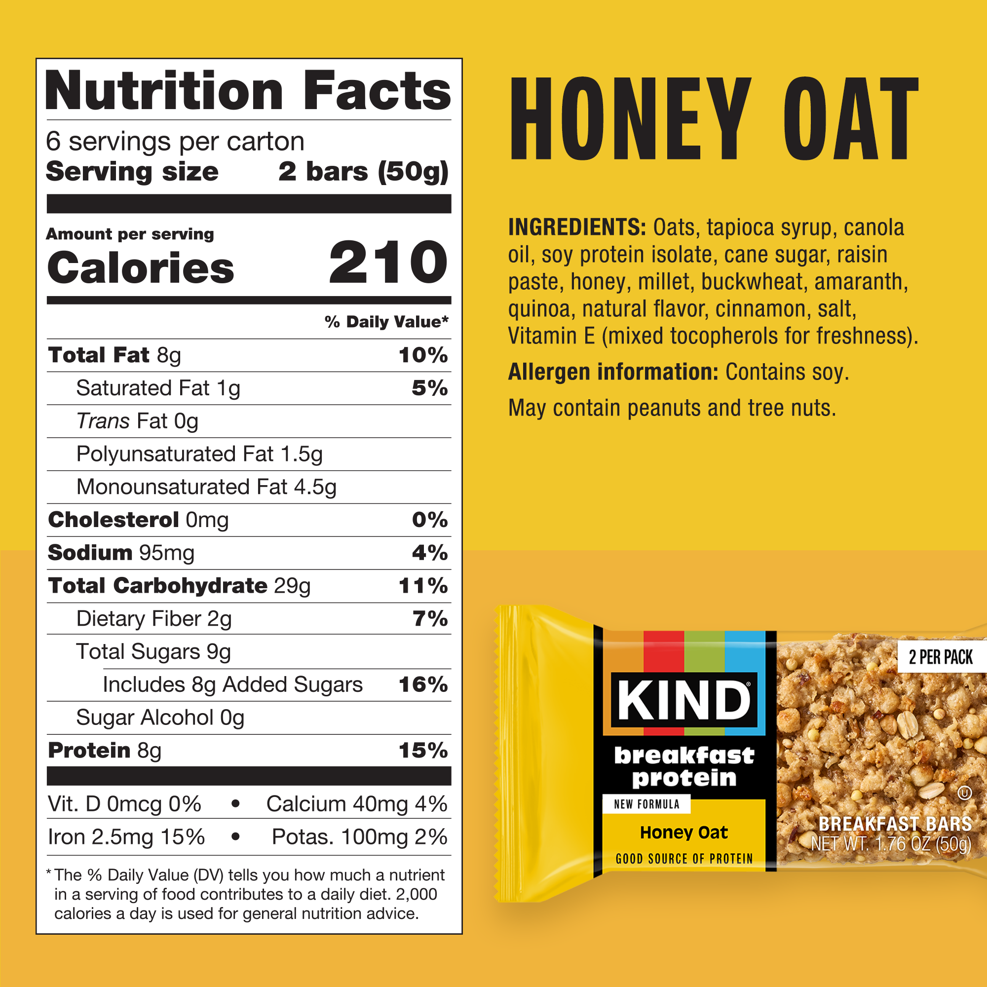 Honey Oat Protein