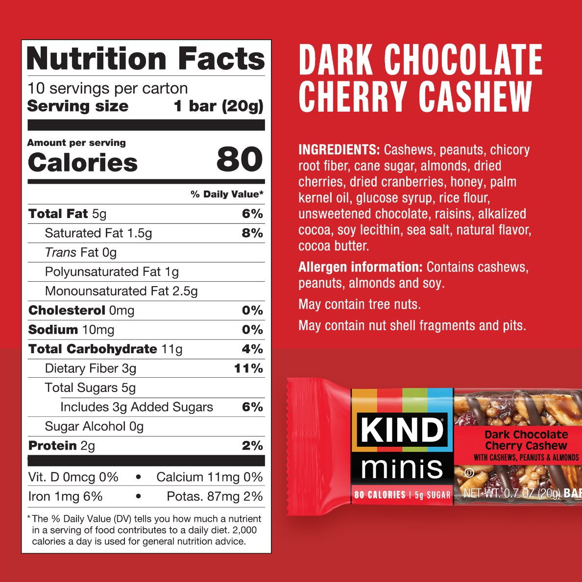 Dark Chocolate Cherry Cashew
